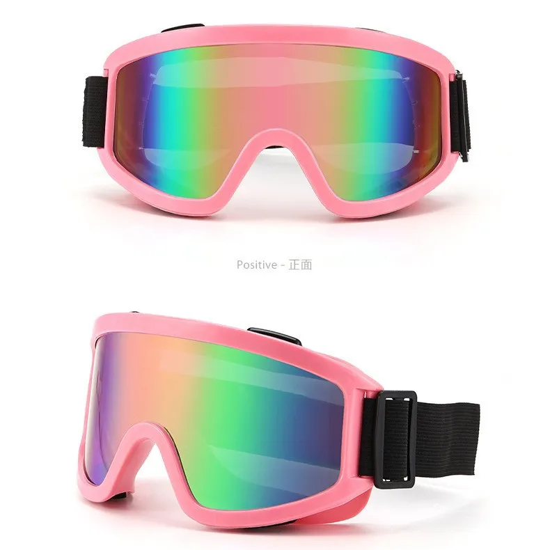 Unisex Impact-Resistant Ski Goggles – UV400 Anti-Fog Windproof Protective Eyewear for Mountaineering & Cycling, Professional Sports Glasses